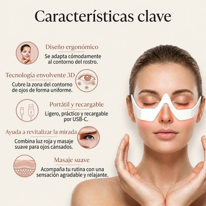 Verali LumiEye™— Masajeador de ojos con luz roja